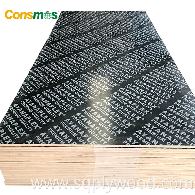 Consmos 3 Star 18mm Waterproof Melamine WBP Glue Film Faced Plywood for Construction